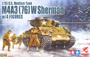 M4A3 (76) W Sherman w/Figure(Tamiya) (Plastic model)