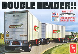 Double Header Tandem Van Trailers (Model Car)