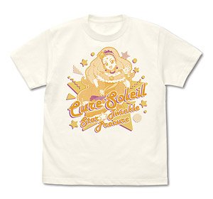 スター☆トゥインクルプリキュア キュアソレイユ Tシャツ VANILLA WHITE M (キャラクターグッズ)