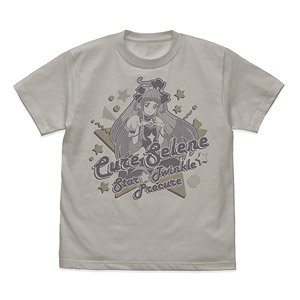 スター☆トゥインクルプリキュア キュアセレーネ Tシャツ LIGHT GRAY S (キャラクターグッズ)