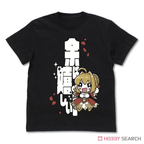 Fate/Extella Link Nero`s I`m Happy! T-Shirts Black S (Anime Toy) Item picture1