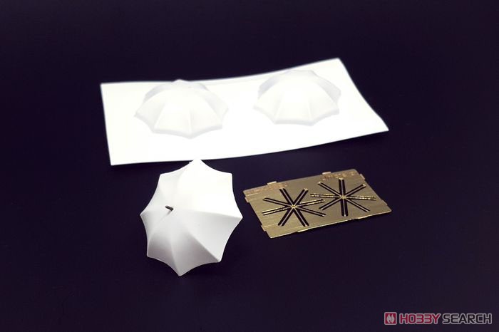Umbrella (2 Pieces) (Resin + Photo-Etched Kit) (Plastic model) Other picture2