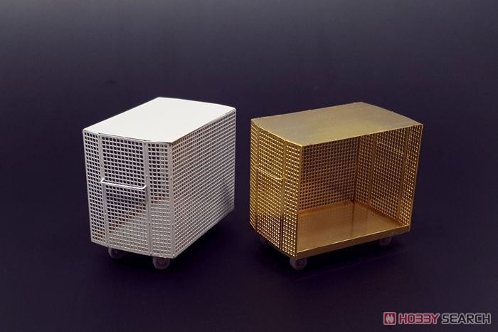 Wire Mesh Container (2 Pieces) (Plastic model) Item picture1