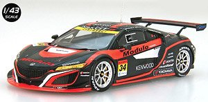 Modulo KENWOOD NSX GT3 SUPER GT GT300 2018 No.34 (ミニカー)