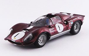 フェラーリ ディーノ 206 S ブリッジハンプトン 1966 #1 C.Kolb シャーシNo.008 (ミニカー)