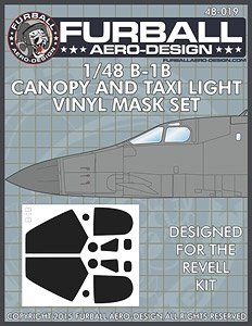 B-1B キャノピー&タクシーライト用 マスクセット (プラモデル)