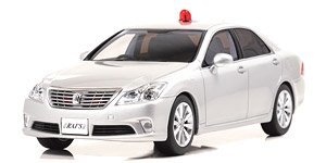 トヨタ クラウン (GRS202) 2011 警察本部交通部交通覆面車両 (銀) (ミニカー)