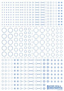 Accent Decal A Blue (1 Sheet) (Material)