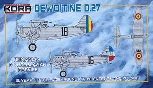 Dewoitine D.27 `Romainian & Yugoslav Service` (Plastic model)