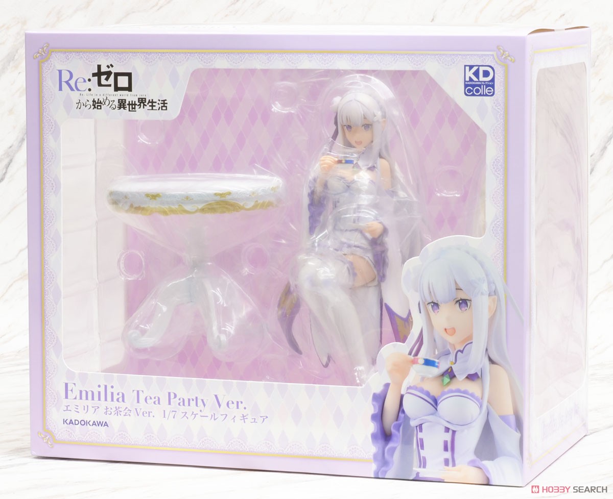 Emilia: Tea Party Ver. (PVC Figure) Package1
