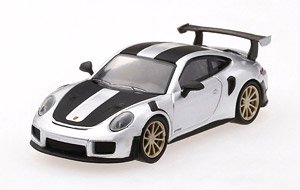 ポルシェ 991ターボ GT2RS シルバーメタリック (左ハンドル) (ミニカー)