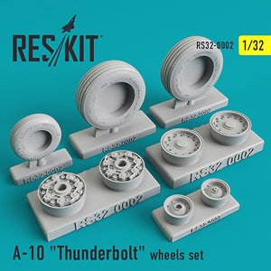 A-10 `Thunderbolt` Wheels Set (Plastic model)