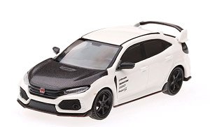 Honda シビック Type R チャンピオンシップホワイト w/ Carbon Kit & TE37 Wheel (右ハンドル) (ミニカー)
