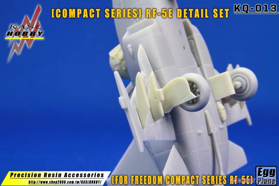 コンパクトシリーズ RF-5E スーパーディテール セット (フリーダムモデルキット用) (プラモデル) その他の画像6