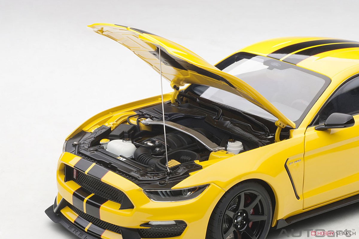 Ford Shelby GT350R (Yellow / Black Stripe) (Diecast Car) Item picture4