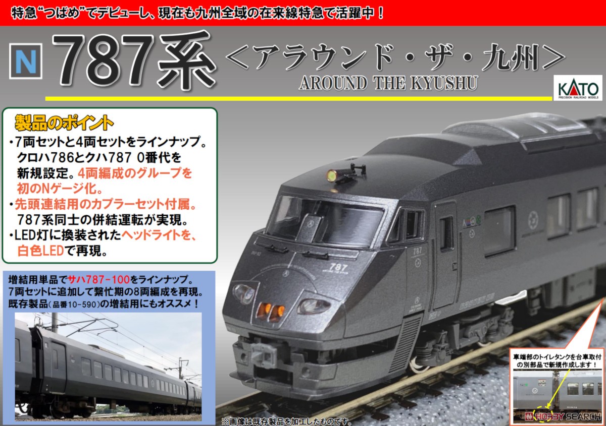 サハ787-100 ＜アラウンド・ザ・九州＞ (鉄道模型) その他の画像2