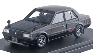 MITSUBISHI LANCER EX 1800 GSR TURBO (1981) ブラック (ミニカー)