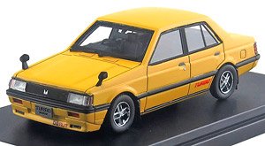 MITSUBISHI LANCER EX 1800 GSR TURBO (1981) イエロー (ミニカー)