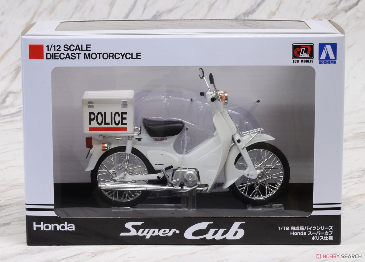 Honda Super Cub 50 `Police` (Diecast Car) Package1