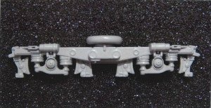 1/80(HO) DT55 Bogie (Plain) (Model Train)