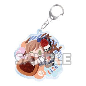 BanG Dream! Girls Band Party! Acrylic Key Ring Sweets Party Ver. Lisa Imai (Anime Toy)