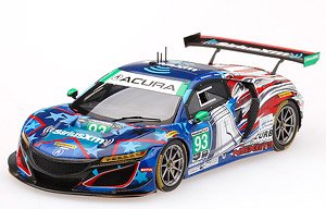 Acura NSX GT3 IMSA チャンピオンシップ ワトキンスグレン 2018 #93 `Liberty Bell` (ミニカー)