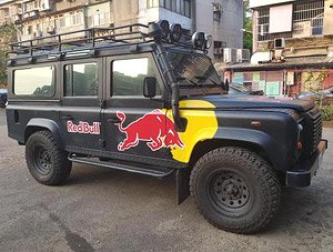 Land Rover Defender Red Bull `LUKA` Promotion Car (Diecast Car)