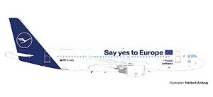 A320 ルフトハンザ航空 `Say yes to Europe` D-AIZG (完成品飛行機)