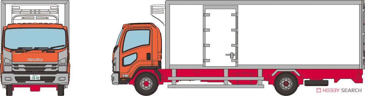 ザ・トラックコレクション 豊洲 冷凍トラック・ターレット式場内運搬車セット (2台セット) (鉄道模型) その他の画像1