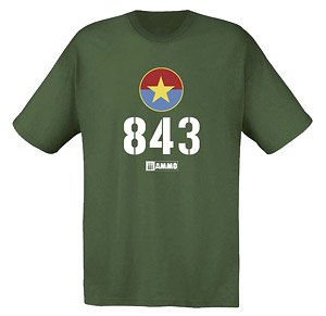 北ベトナム軍 T-54 843号車 Tシャツ (S) (ミリタリー完成品)