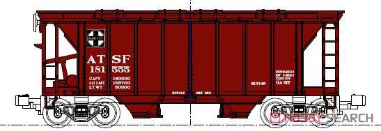 カバードホッパー (AT&SF、CB&Q、C&O、UP) 8両セット ★外国形モデル (鉄道模型) その他の画像1