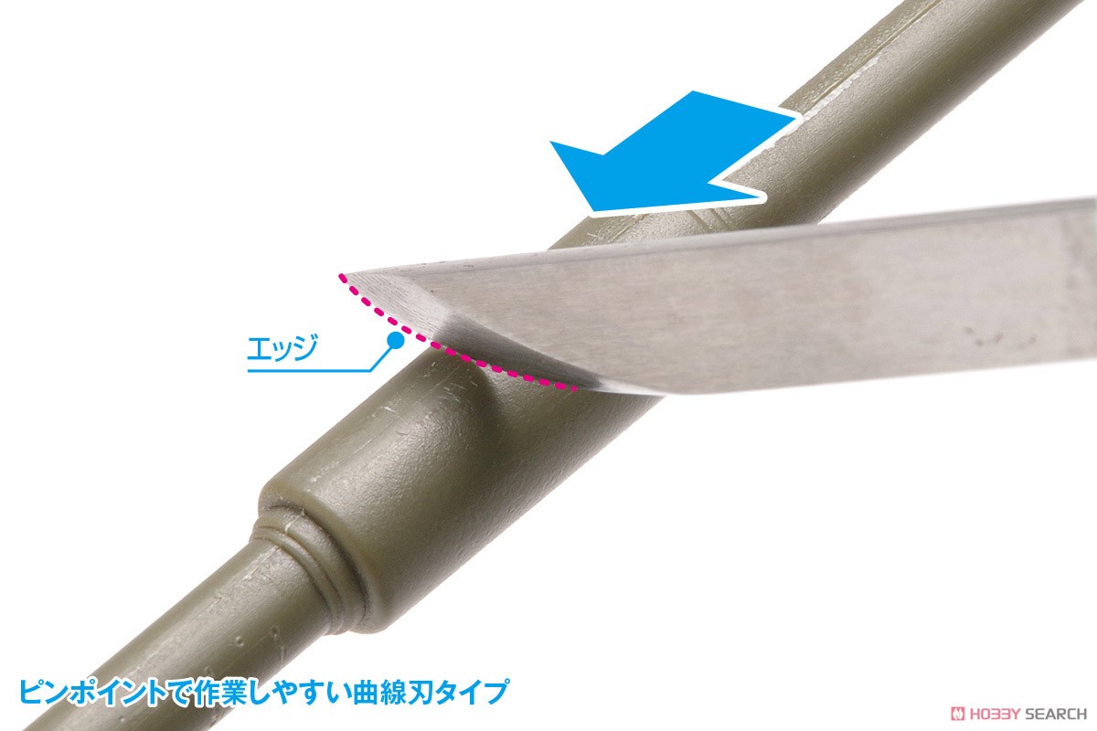 HGキサゲナイフ 【曲線・片刃】 (工具) その他の画像2