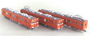 Meitetsu Series 100 Paper Kit (6-car set) (Unassembled Kit) (Model Train)