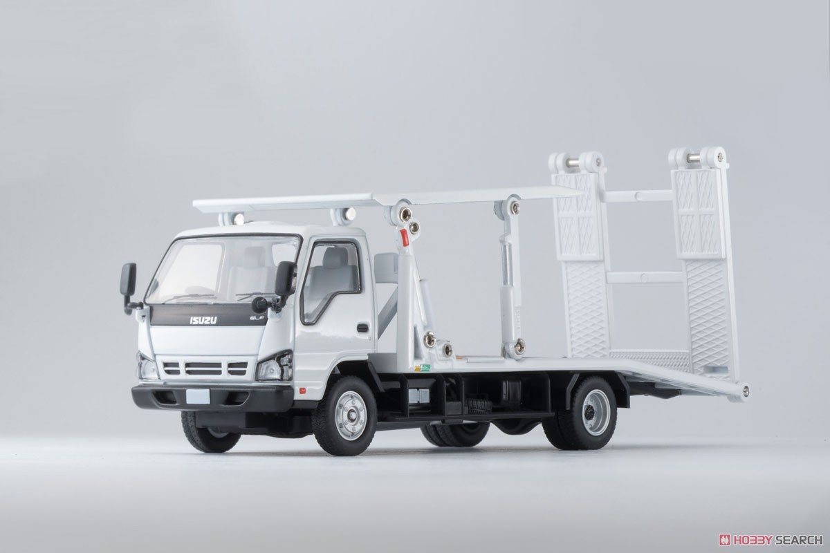 TLV-N191a Isuzu ELF Hanamidai Auto Safety Loader Big Wide (White) (Diecast Car) Item picture7