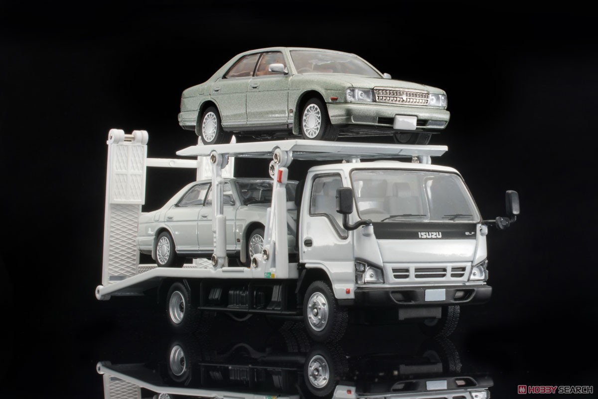 TLV-N191a Isuzu ELF Hanamidai Auto Safety Loader Big Wide (White) (Diecast Car) Other picture1