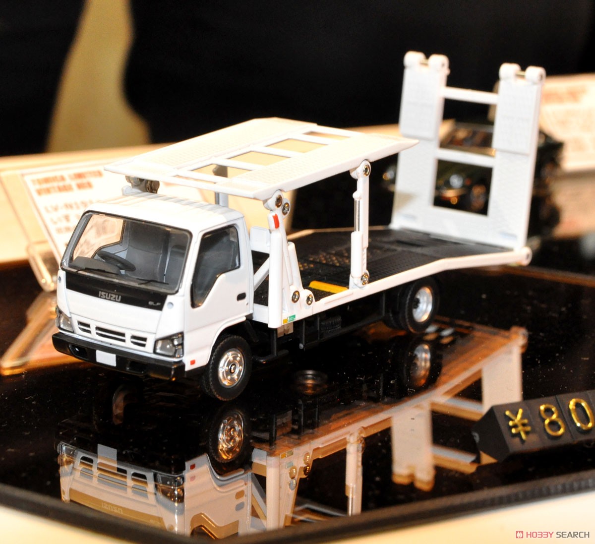 TLV-N191a Isuzu ELF Hanamidai Auto Safety Loader Big Wide (White) (Diecast Car) Other picture8