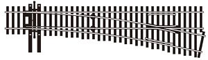 (HO83) code83 5番ポイント・右 (R660) 絶縁式フログ (鉄道模型)