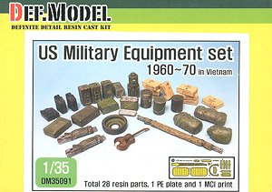 ベトナム戦争 米 アメリカ軍用 車載装備セット 1960～70年代 (1/35 軍用車対応) (プラモデル)