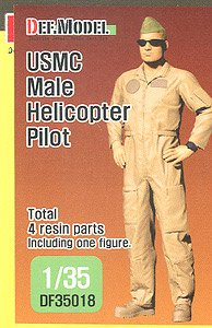 現用 米海兵隊 USMC ヘリコプターパイロット 男性モデル (立像) (プラモデル)