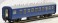 1/80(HO) J.N.R. Passenger Car Type NAHANE11 (Blue) (Model Train) 商品画像3 Thumbnail