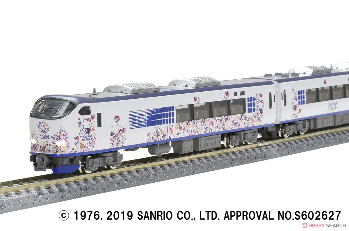 JR 281系特急電車 (ハローキティ はるか・Butterfly) セット (6両セット) (鉄道模型) 商品画像1