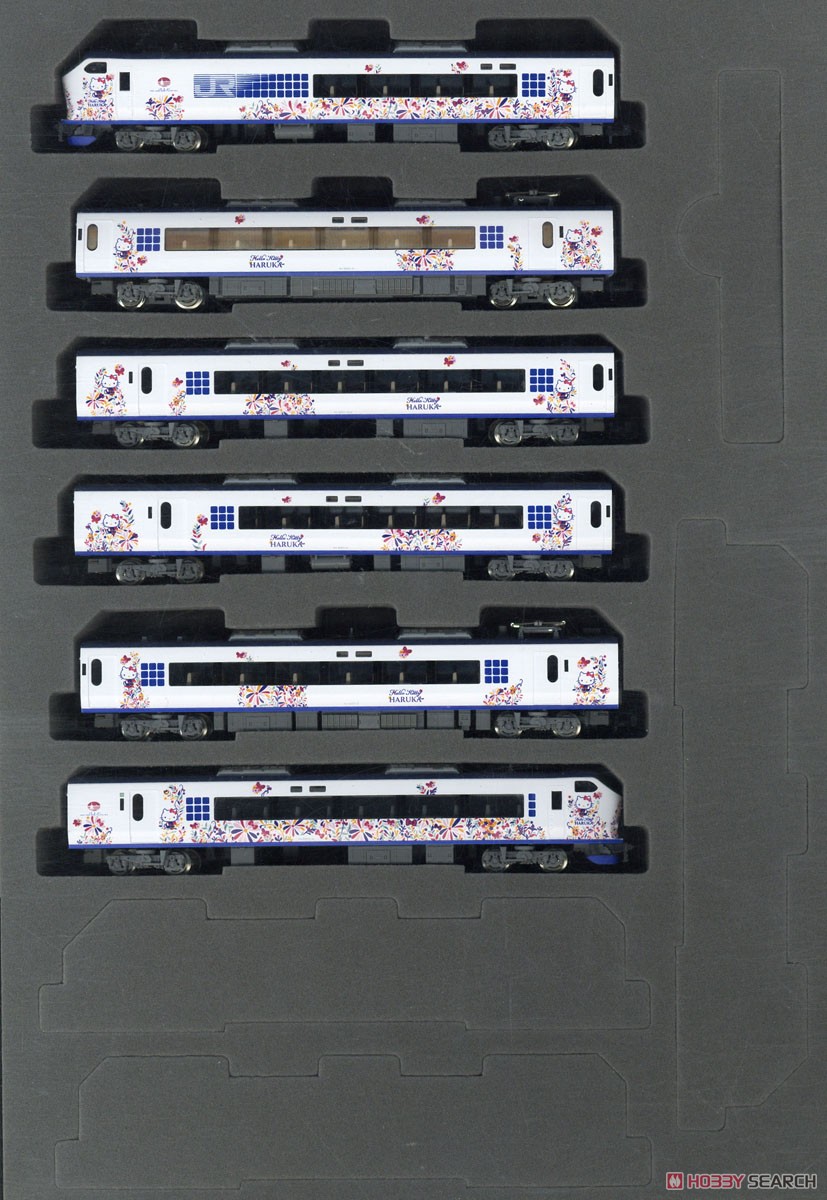 JR 281系特急電車 (ハローキティ はるか・Butterfly) セット (6両セット) (鉄道模型) 商品画像2