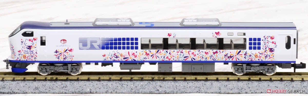 JR 281系特急電車 (ハローキティ はるか・Butterfly) セット (6両セット) (鉄道模型) 商品画像3