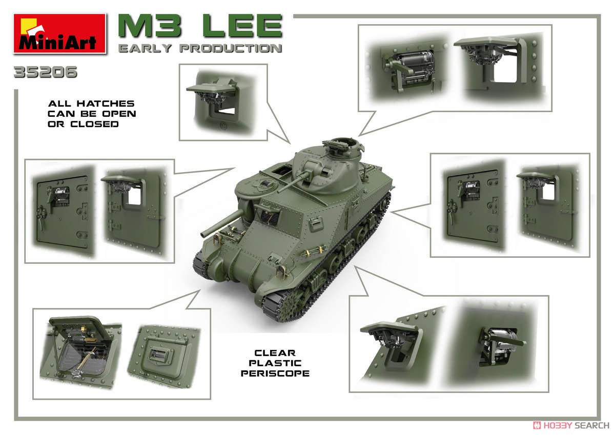 M3リー 初期型 フルインテリア (内部再現) (プラモデル) その他の画像19