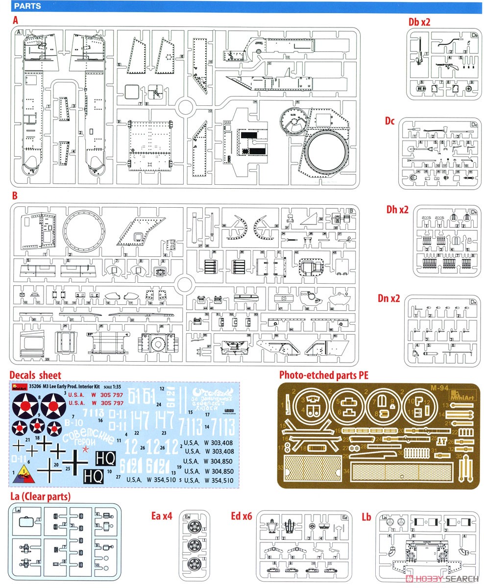 M3リー 初期型 フルインテリア (内部再現) (プラモデル) 設計図13