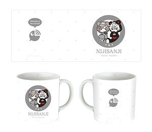 Nijisanji Unit Mug Cup (Bear Ver.) Chronoir (Kanae & Kuzuha) (Anime Toy)