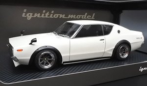 Nissan Skyline 2000 GT-R (KPGC110) White (ミニカー)