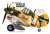 Cute Hero Series : Cartisss P-40 Warhawk & American Cocker Spaniel Pilot `Flying Tigers` (Plastic model) Item picture4