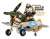 Cute Hero Series : Cartisss P-40 Warhawk & American Cocker Spaniel Pilot `Flying Tigers` (Plastic model) Item picture1