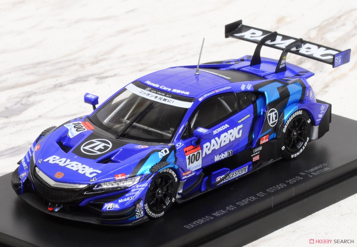 RAYBRIG NSX-GT SUPER GT GT500 2018 No.100 (ミニカー) 商品画像1